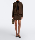 Vince Suede miniskirt