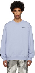 MCQ Blue Cotton Sweatshirt