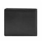 Maison Kitsuné Men's Tricolor Fox Compact Bifold Wallet in Black