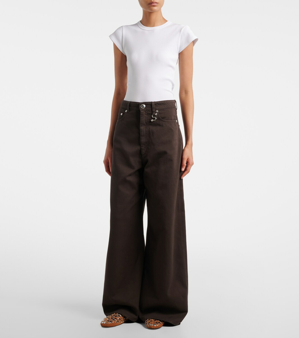 Sportmax Siamese wide-leg jeans
