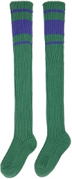 Marni Green Striped Socks