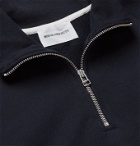 Norse Projects - Alfred Loopback Cotton-Jersey Half-Zip Sweatshirt - Blue