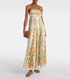 Farm Rio Tropical Lightness cotton maxi dress