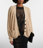 Blazé Milano Ket cable-knit cotton cardigan