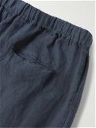 Massimo Alba - Key West Straight-Leg Linen Trousers - Blue