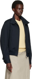 TONYWACK Navy High Density Cotton Harrington Jacket