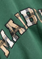 Malbon Fesque Preston Logo-appliquéd Hooded Cotton Sweatshirt Green