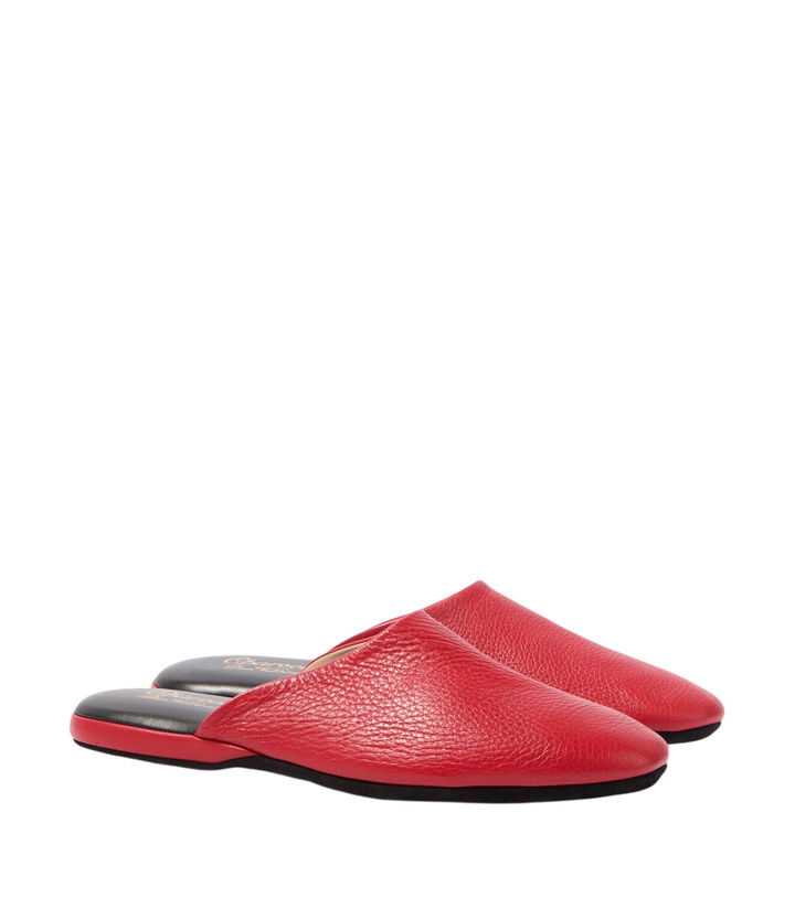 Photo: Charvet Leather slippers