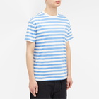 Polo Ralph Lauren Men's Stripe T-Shirt in Summer Blue/White