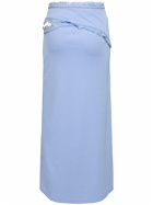 CHRISTOPHER ESBER - Carina Cutout Long Skirt W/tulle Details