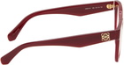 LOEWE Red Anagram Glasses