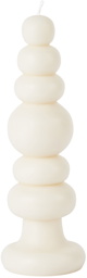 Carl Durkow White Knubby Candle