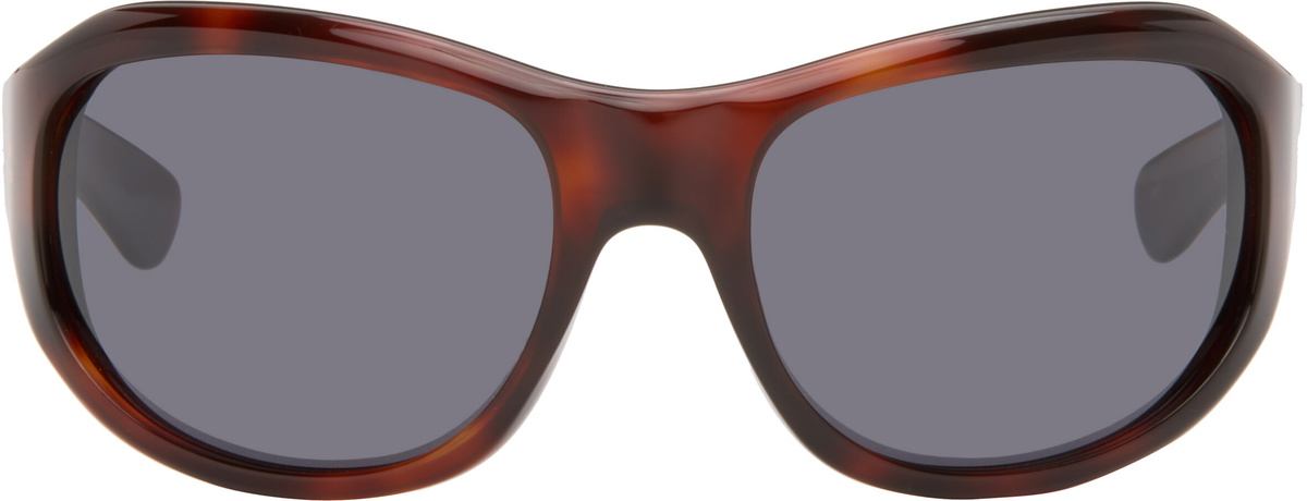 THISTLES Brown 'The ATLAS' Sunglasses