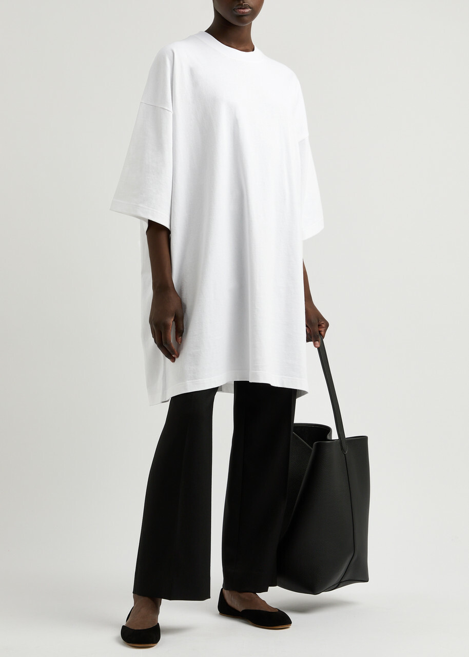 The Row Isha Oversized Cotton T-shirt White