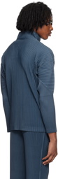 HOMME PLISSÉ ISSEY MIYAKE Blue Color Pleats Jacket