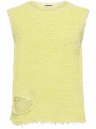 JIL SANDER - Frayed Knit Vest