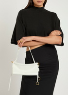 Alaïa East West Leather Shoulder bag - White - One Size