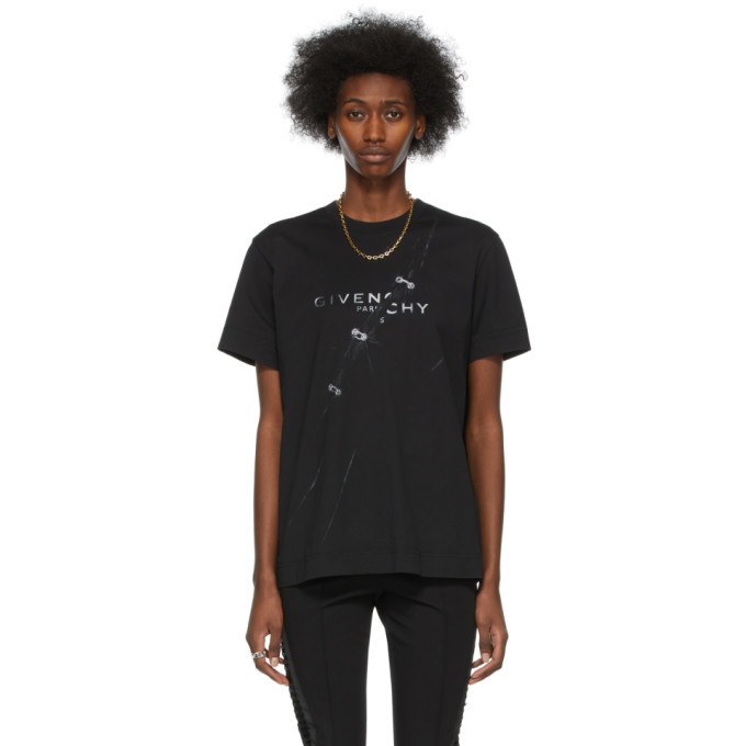 Givenchy Black Trompe Loeil T-Shirt Givenchy