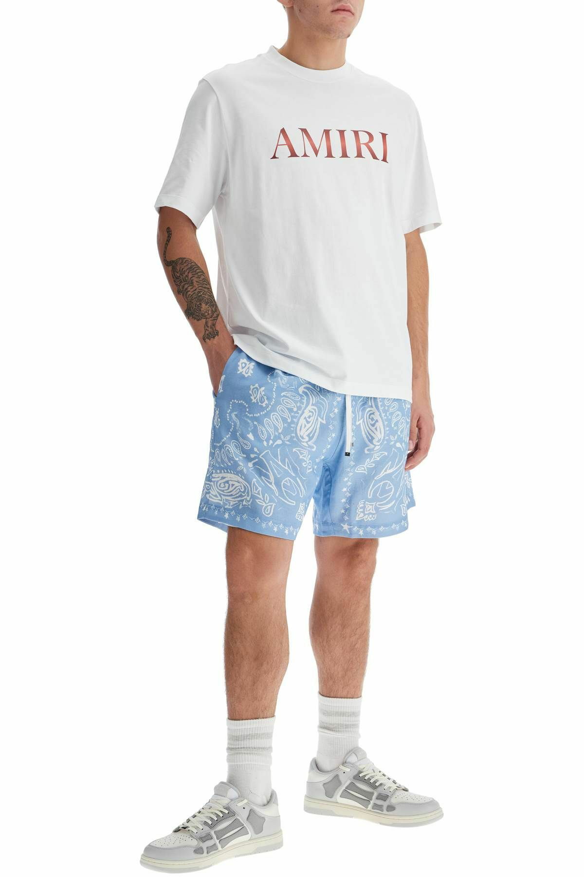 【大人気】AMIRI Core Gradient Tシャツ AMIRI amiri core gradient t-shirt White Amiri