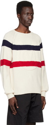 Moncler Beige Monogram Sweater