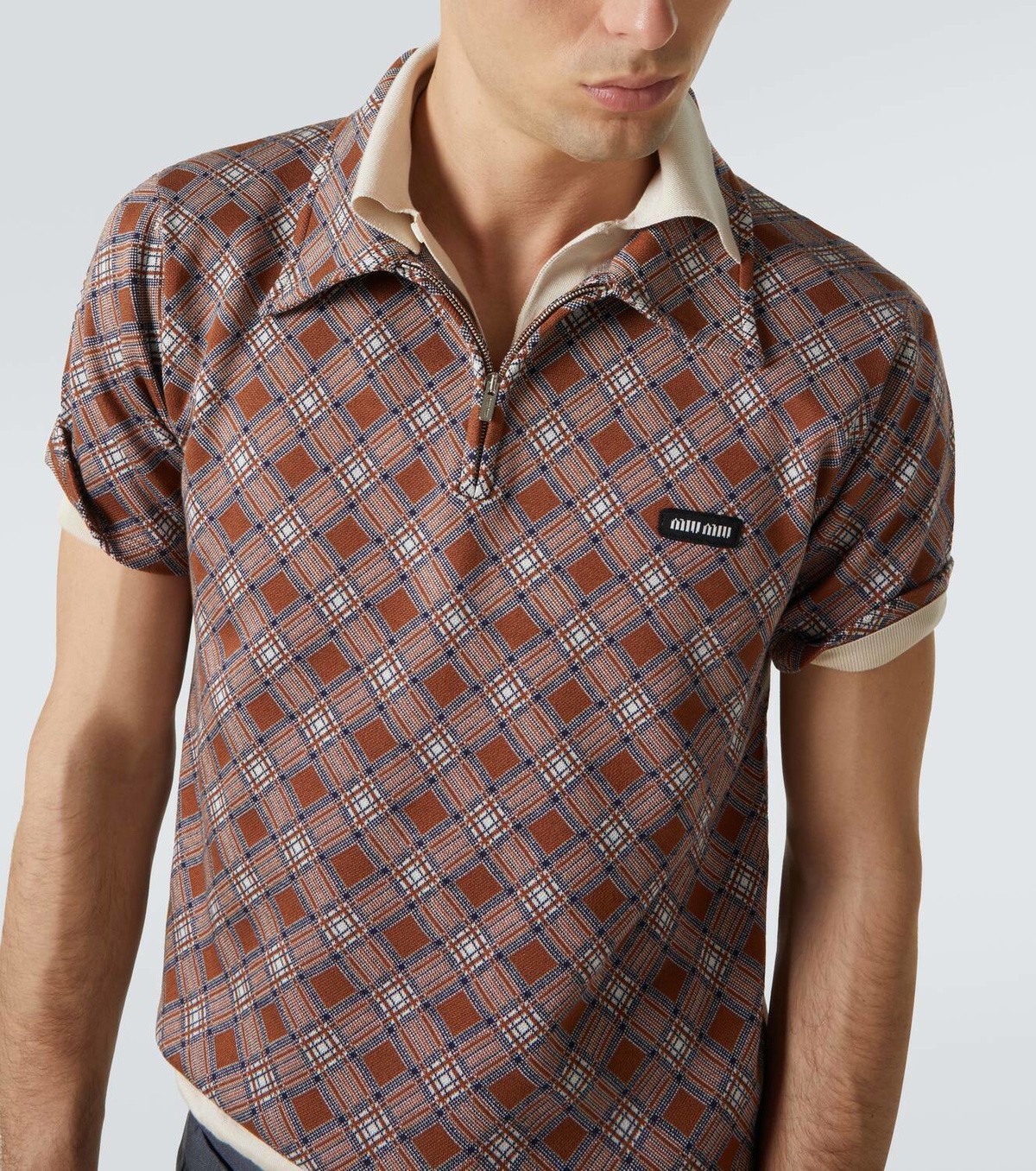 Miu Miu Silk polo shirt