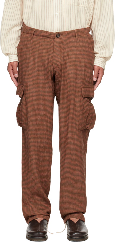 Photo: Karu Research Orange Double Weave Cargo Pants
