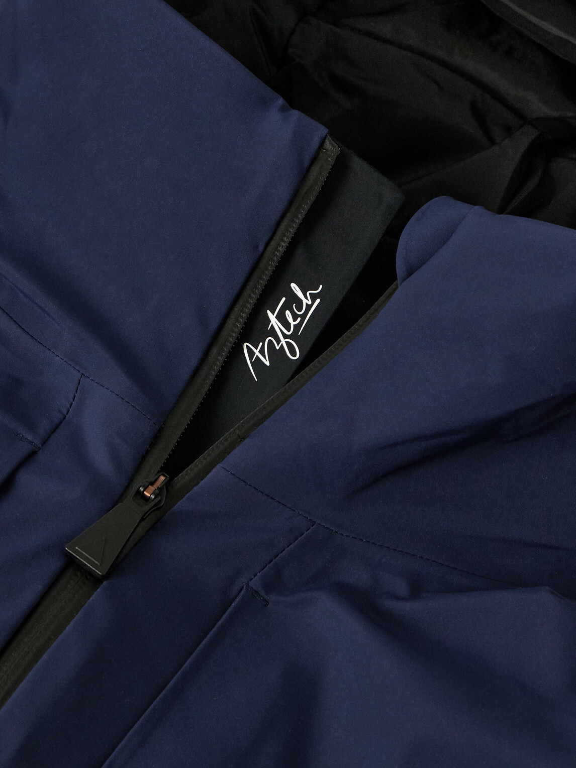 Aztech Mountain - Hayden Padded Hooded Ski Jacket - Blue