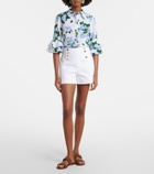 Carolina Herrera Cotton-blend shorts