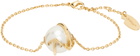 Off-White Gold Arrow Pearl Bracelet