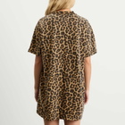 Anine Bing Women's Beth Mini Dress in Leopard