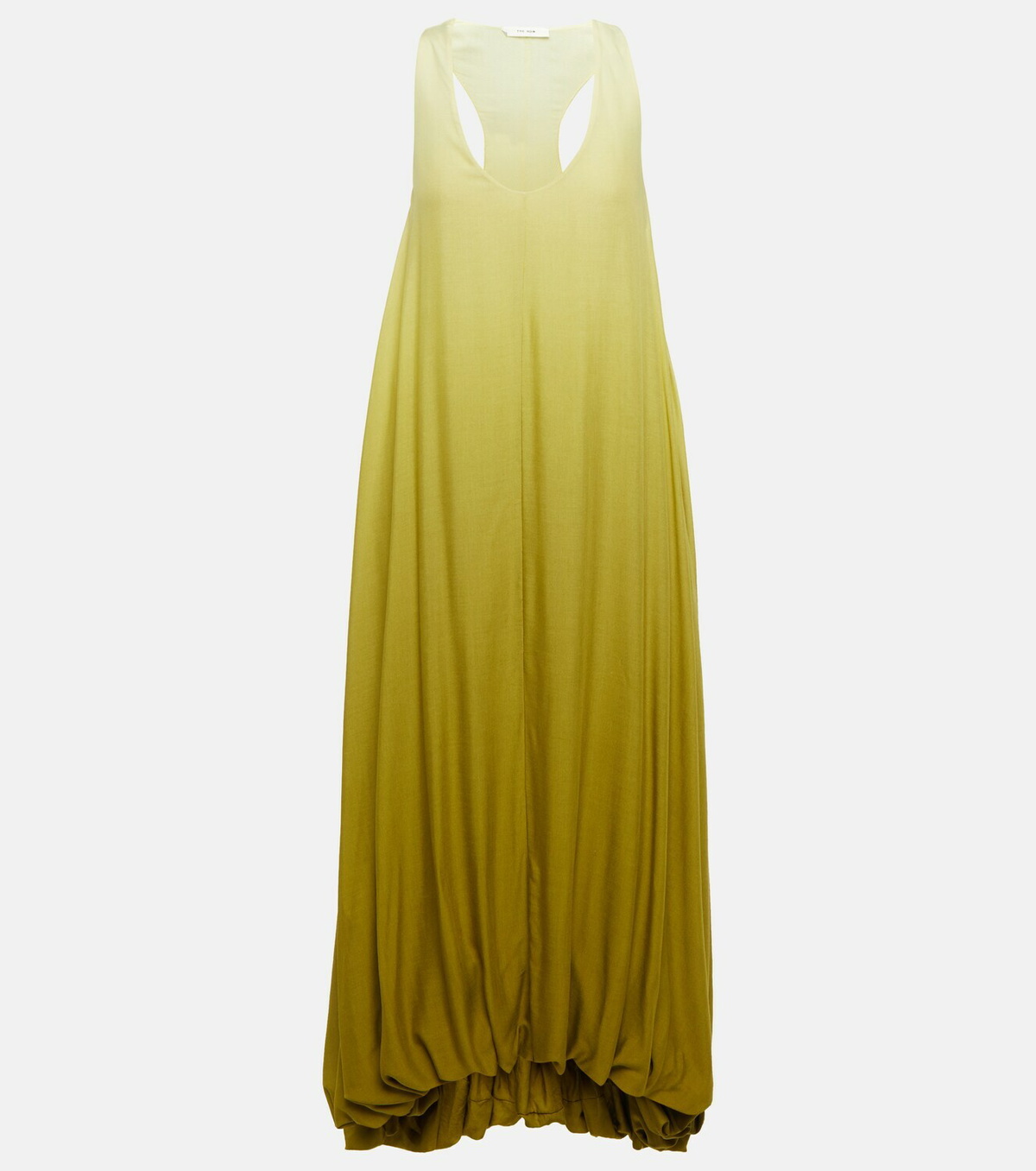 The Row Copo ombré gathered voile midi dress The Row