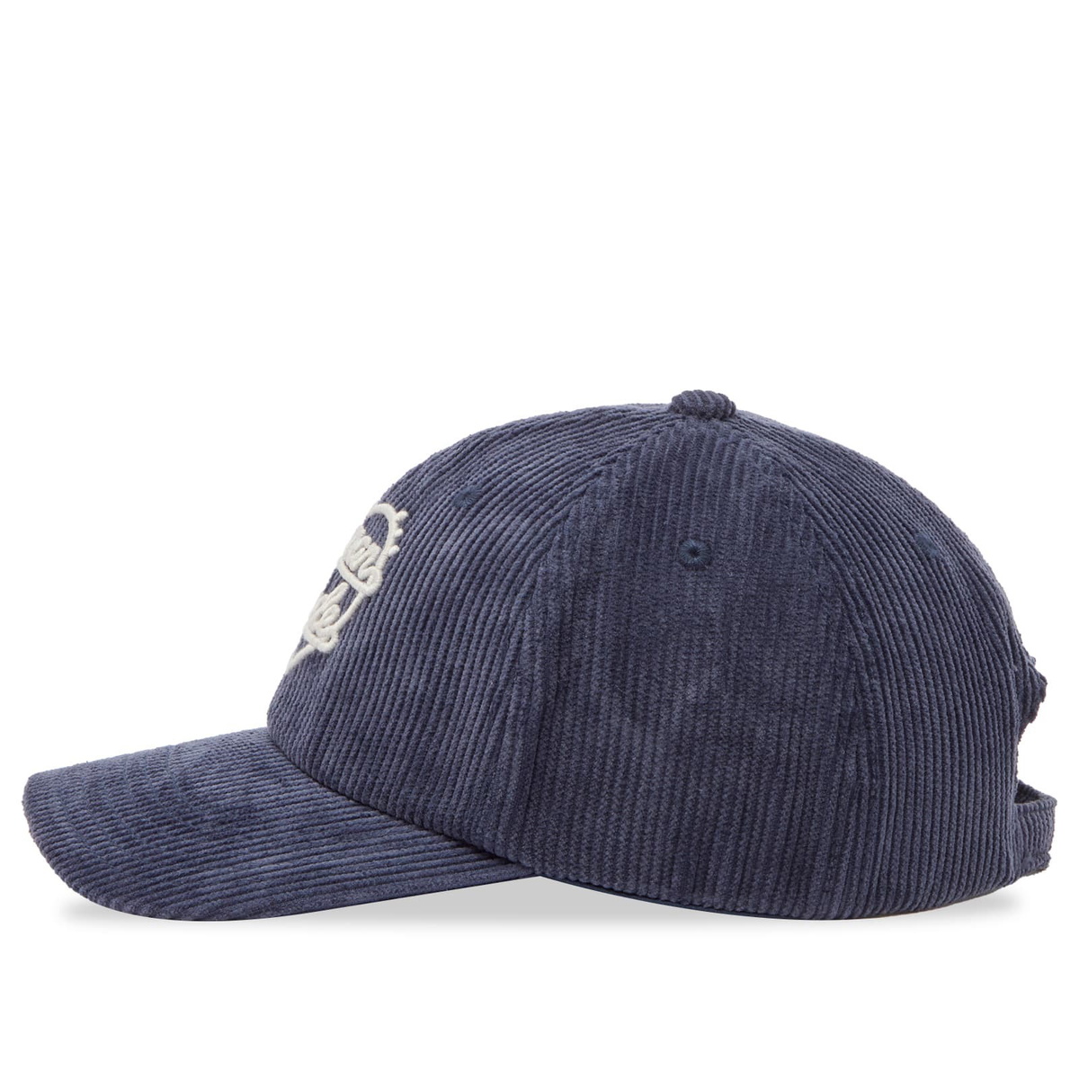 Human Made Men's Heart Corduroy 6 Panel Cap in Navy Human Made