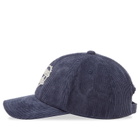 Human Made Men's Heart Corduroy 6 Panel Cap in Navy 