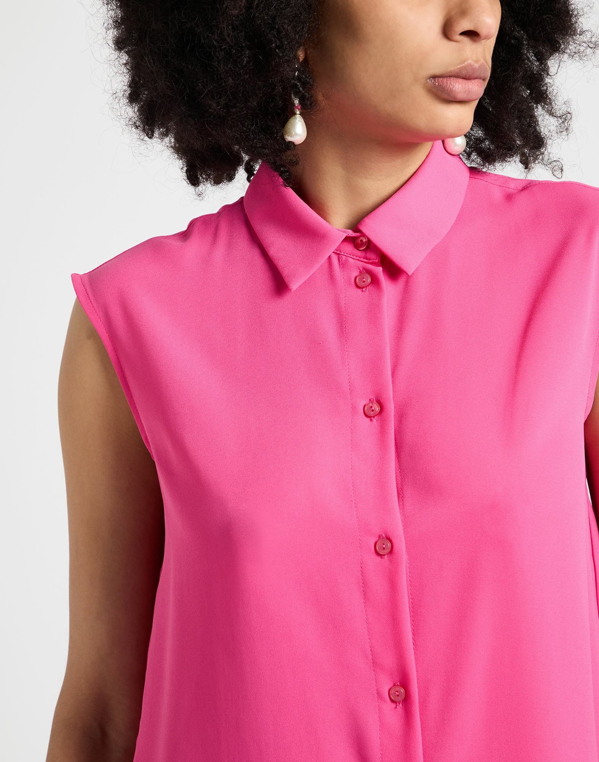 Manila Grace Womens Shirt Fuchsia