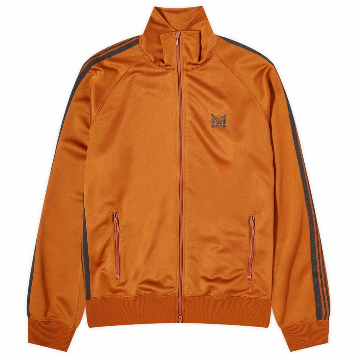Photo: Needles Men's Poly Smooth Track Jacket in Rust