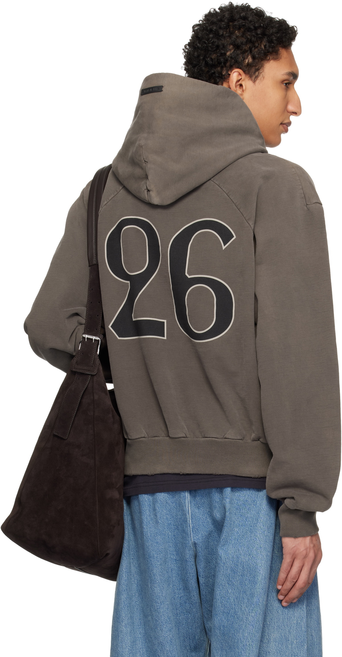 Fear of God Brown '26' Classic Half Raglan Hoodie