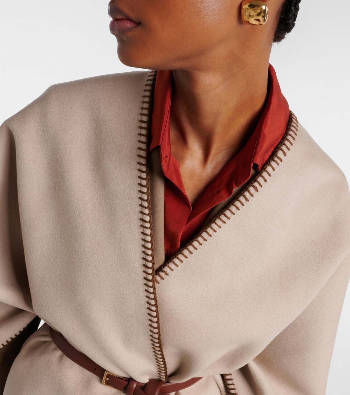 Max Mara Virgin wool cape