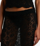 Nili Lotan Nika crochet cotton maxi skirt
