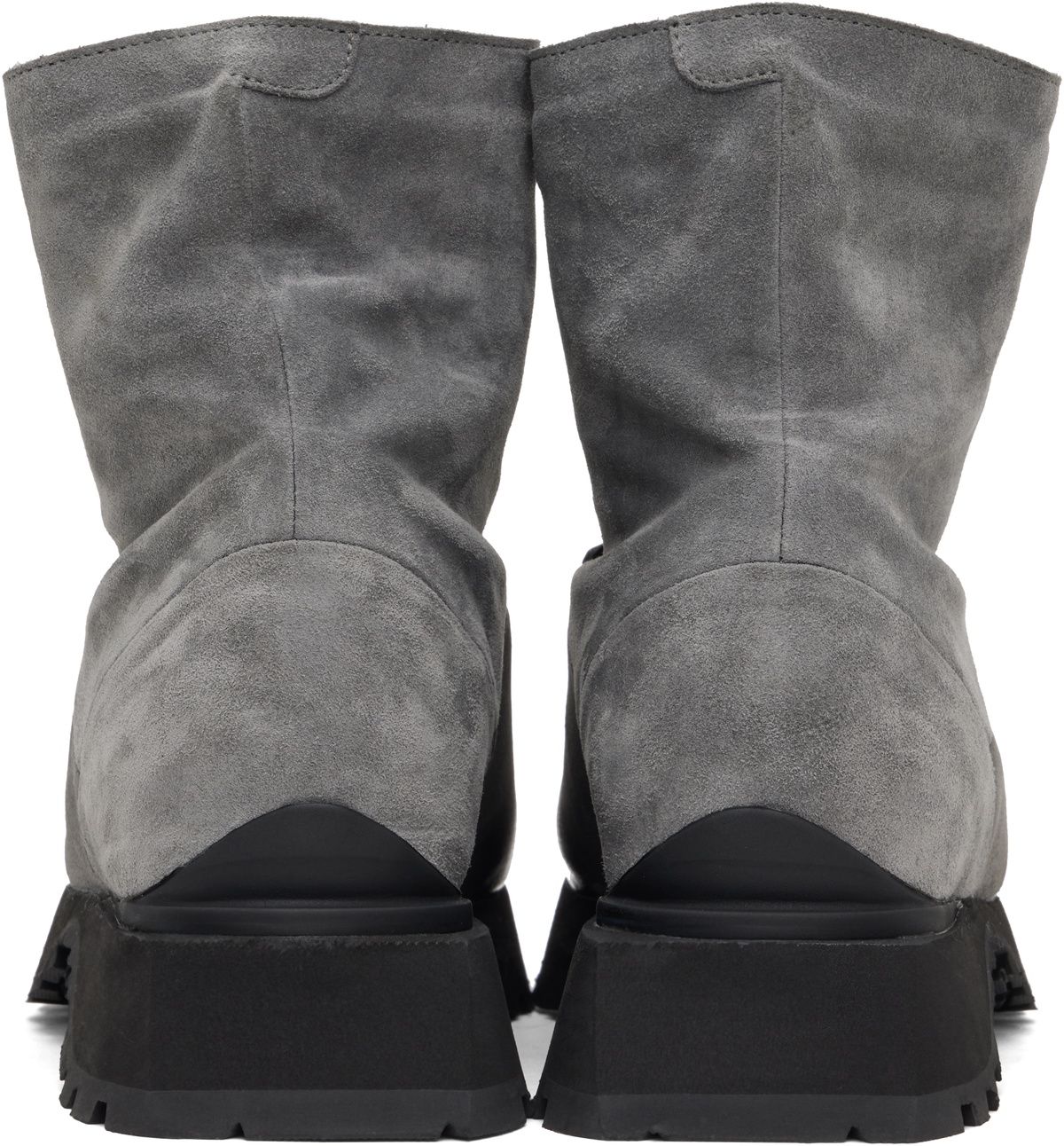 DEMON Gray Poyana High Boots