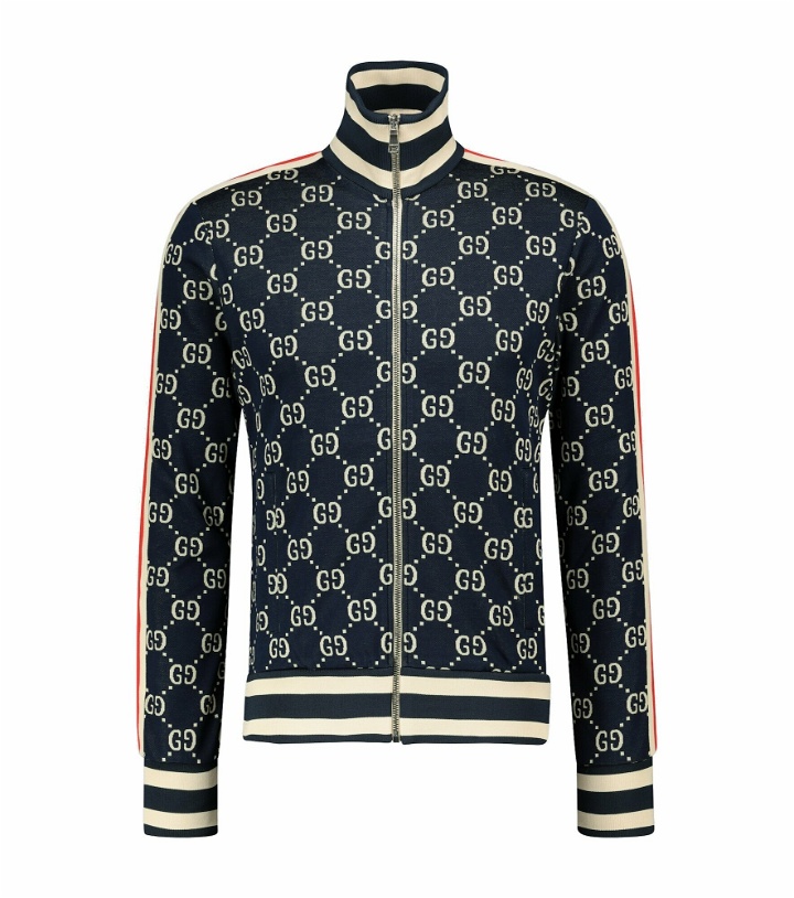 Photo: Gucci - GG jacquard zipped jacket