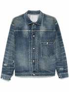 Junya Watanabe MAN Blue Distressed Denim Jacket