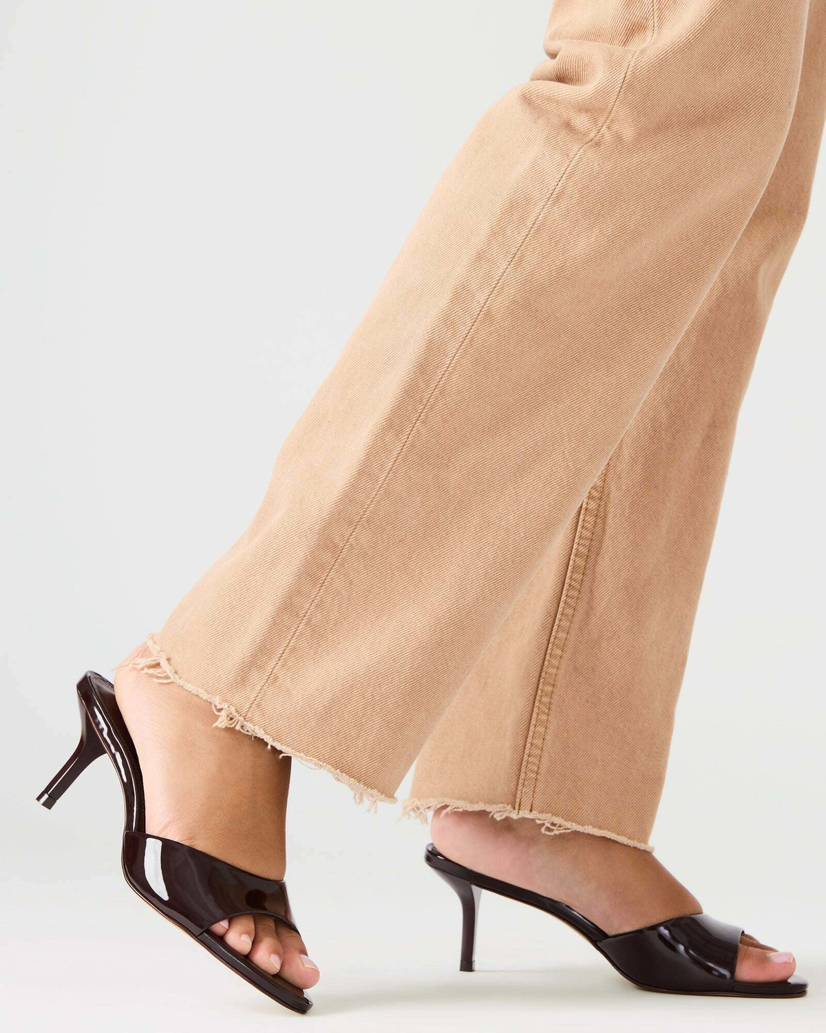 Steve Madden Kendrix Heels in Brown Patent