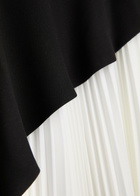 Simkhai Zayla Colour-blocked Crepe Maxi Dress Black