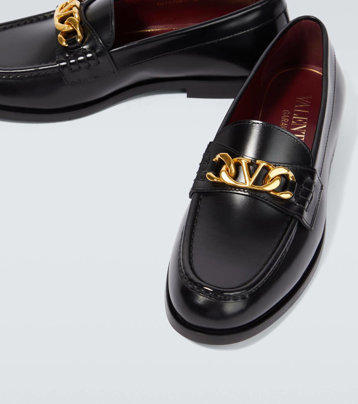 Valentino Garavani VLogo Chain leather loafers Valentino Garavani