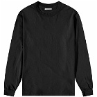 John Elliott Men's Long Sleeve University T-Shirt in Black