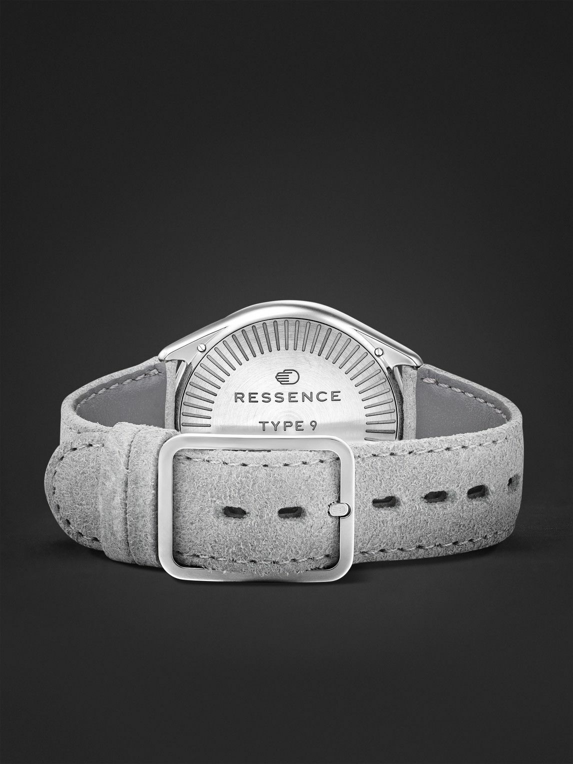 Ressence - Type 9 Automatic 39mm Titanium and Leather Watch, Ref. No. TYPE 9