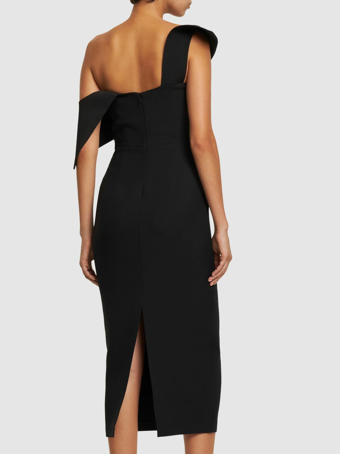 navy blue dress for baby girl Roland Mouret Asymmetrical Knee-Length Dress - Dresses, Clothing - ROL48054