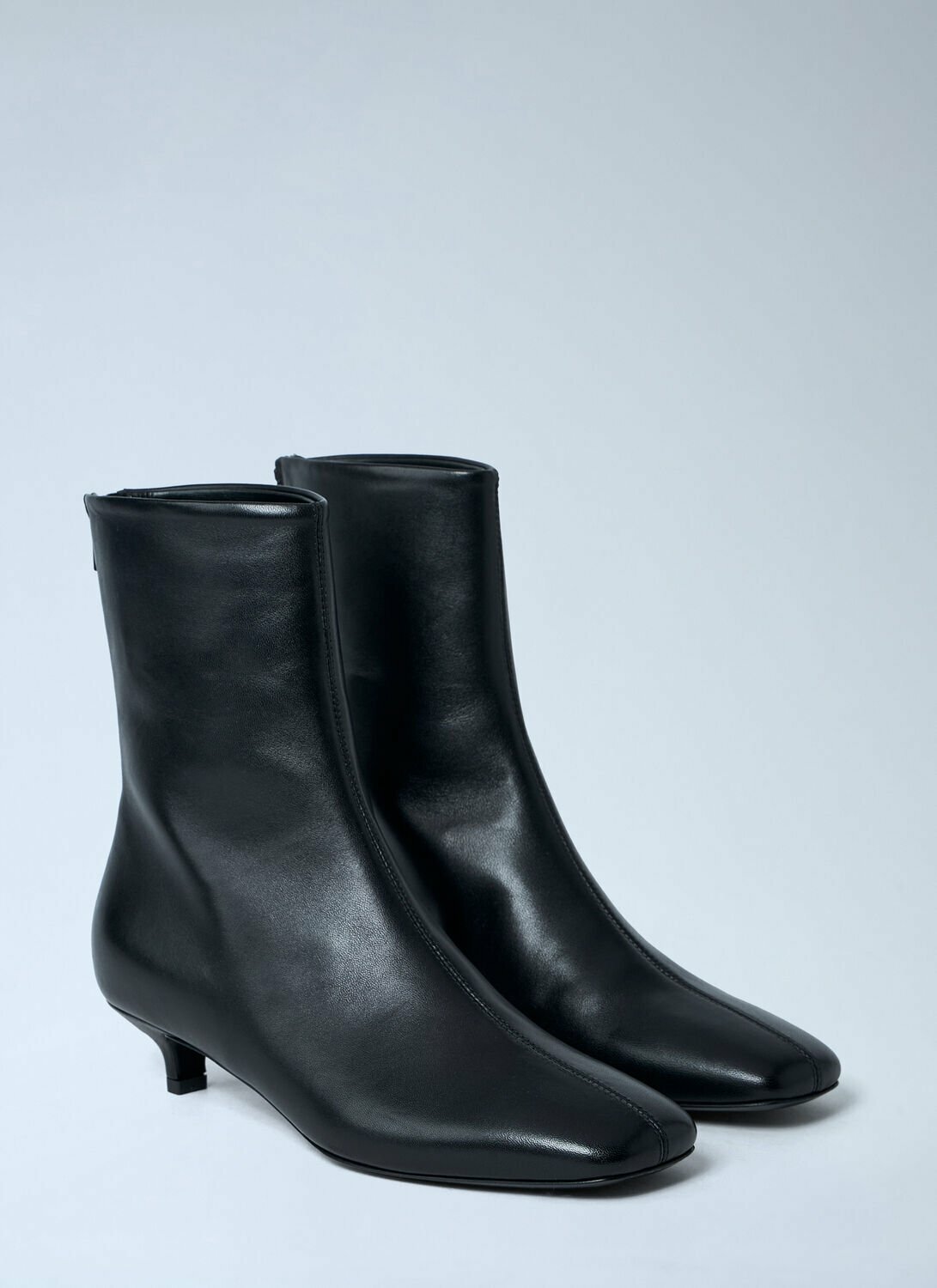 TOTEME Classic Day Leather Ankle Boots