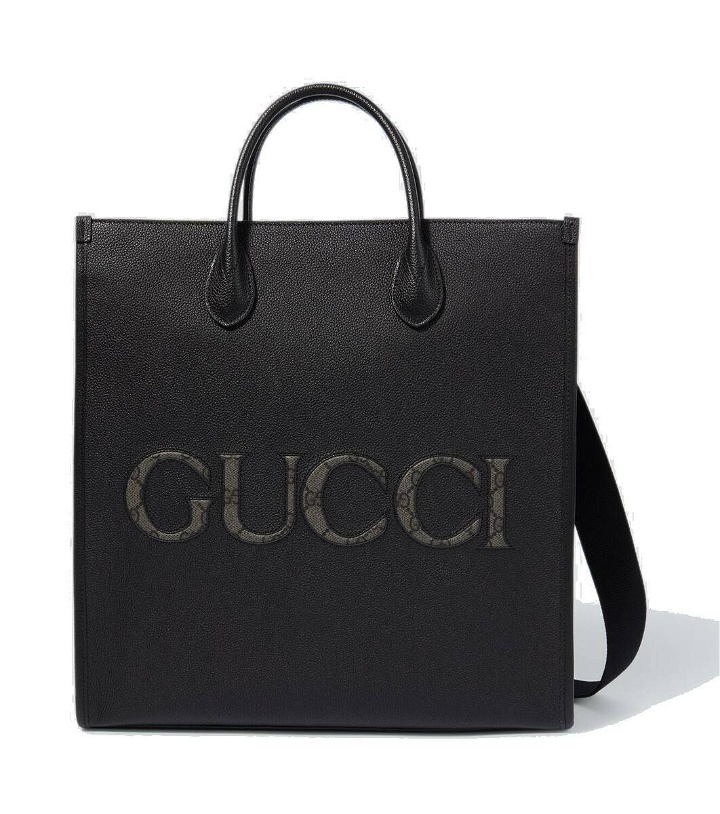 Photo: Gucci Gucci Medium leather tote bag
