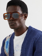 Loewe - Paula's Ibiza Oversized D-Frame Tortoiseshell Acetate Sunglasses